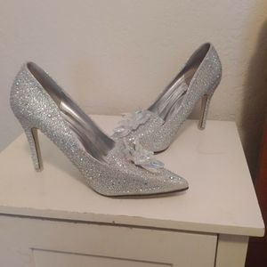 Crystal Cinderella Heels